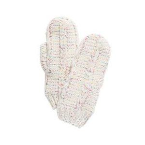 NWT INC International Concept Space Dye Mittens in Ivory